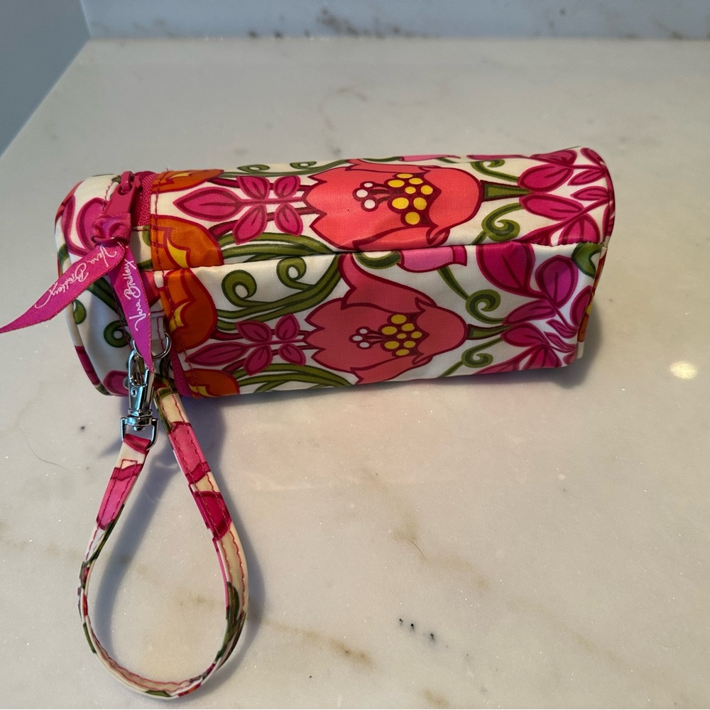 Vera Bradley Pink and Orange Floral Bably Bottle holder